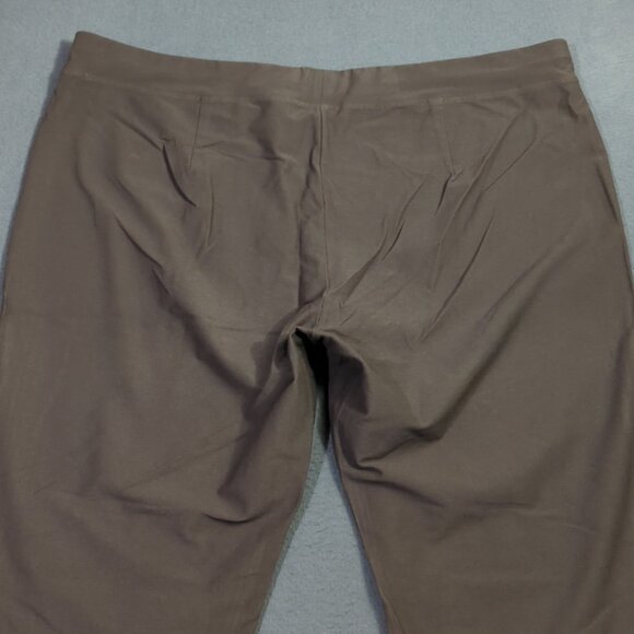 Eileen Fisher Pants Women's XL Brown Pull On Ankle Viscose Casual Academia - Picture 3 of 11